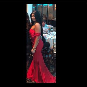 Red Jessica Angel Gown